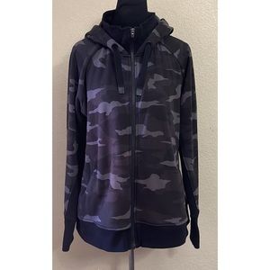 Athleta Triumph Camo Hoodie Hooded Jacket XL Camouflage